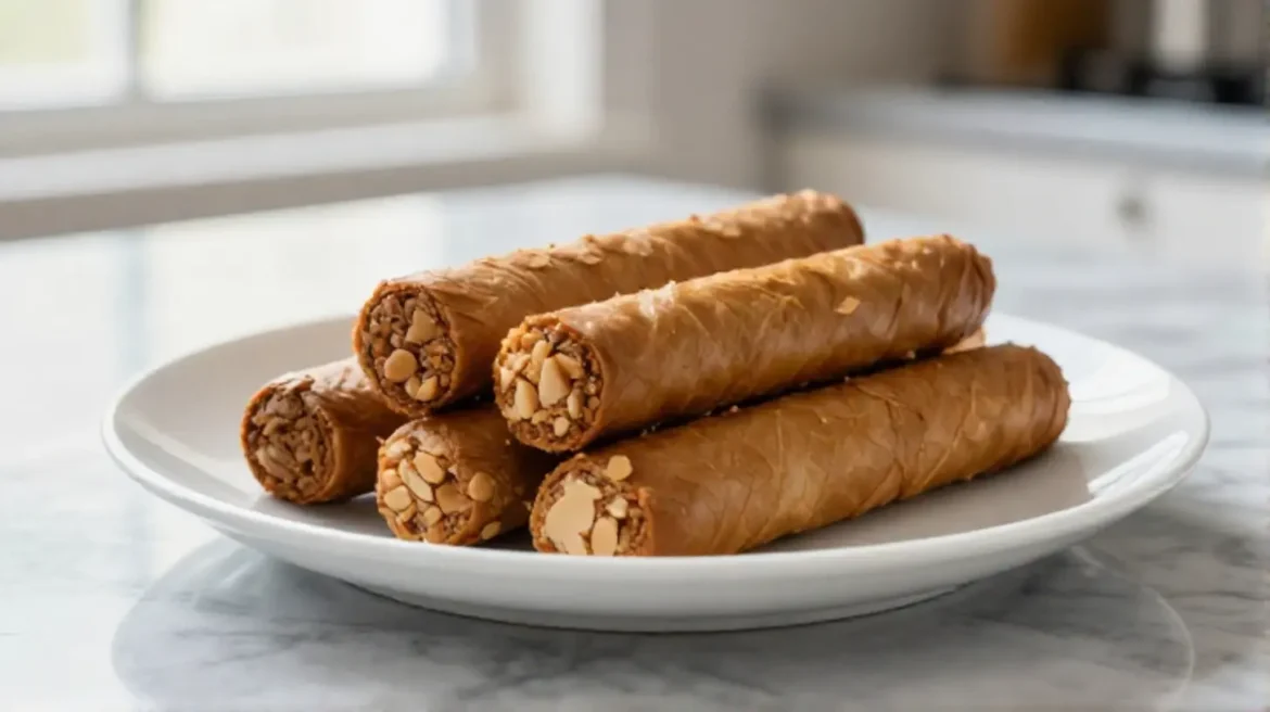 Cigares aux amandes au airfryer Cigares aux amandes au Airfryer, croustillants et savoureux