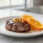 Filet mignon à l'ail et à l'orange cuit à l'Airfryer, savoureux et juteux