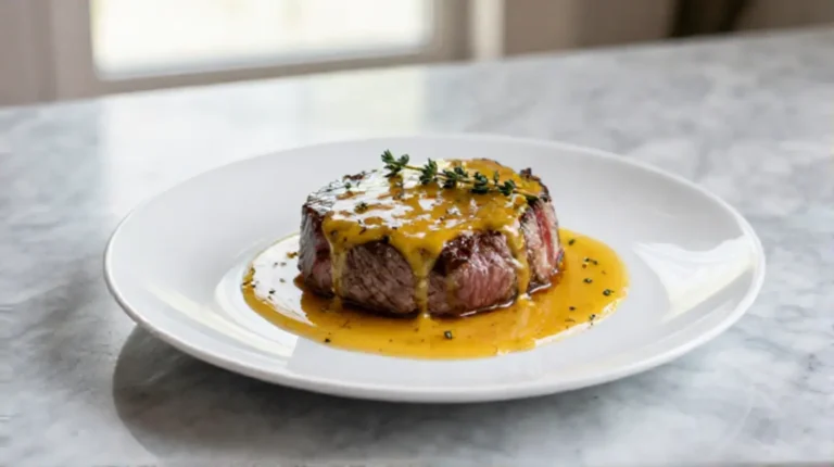 Filet mignon moutarde miel thym au Airfryer, juteux et savoureux