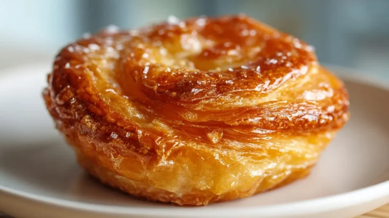 Kouign-amann au Airfryer, croustillant et sucré.