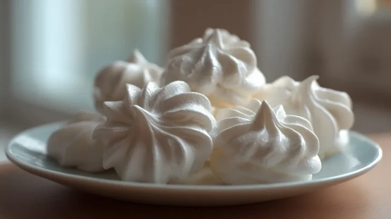 Meringue légère et croquante en Airfryer, parfaite pour le dessert.