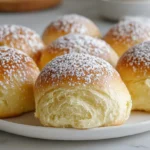 Pains au lait maison préparés en Airfryer, moelleux et dorés