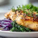 Perdrix aux choux cuite en Airfryer, juteuse et savoureuse