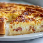 délicieuse quiche lorraine au Airfryer, dorée à souhait