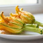 Beignets de fleurs de courgette au Airfryer, croustillants et légers