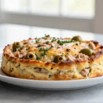 Cake aux olives et au thon en Airfryer, savoureux et moelleux