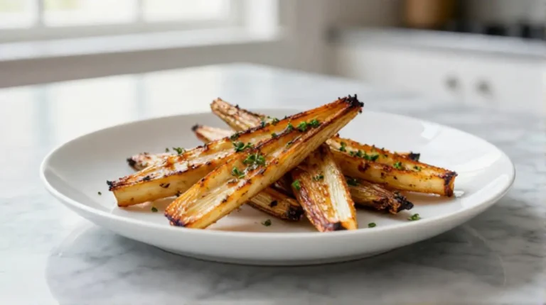 Céleri-rave rôti en Airfryer, savoureux et parfumé