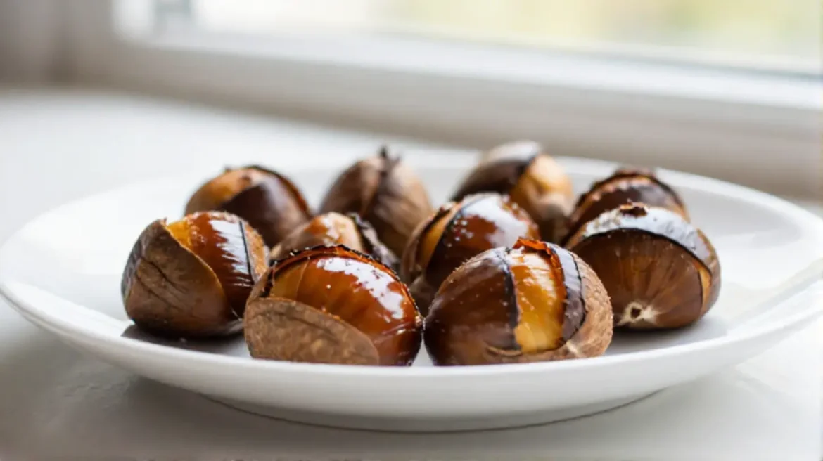 Châtaignes grillées au Airfryer, parfaites et savoureuses