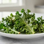 Chips de chou kale au Airfryer, croustillantes et saines