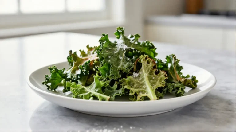 Chou kale croustillant au Airfryer, léger et savoureux