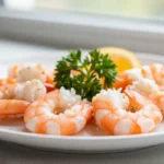 Savoureuse couronne de crevettes au Airfryer, croustillante et légèrement épicée