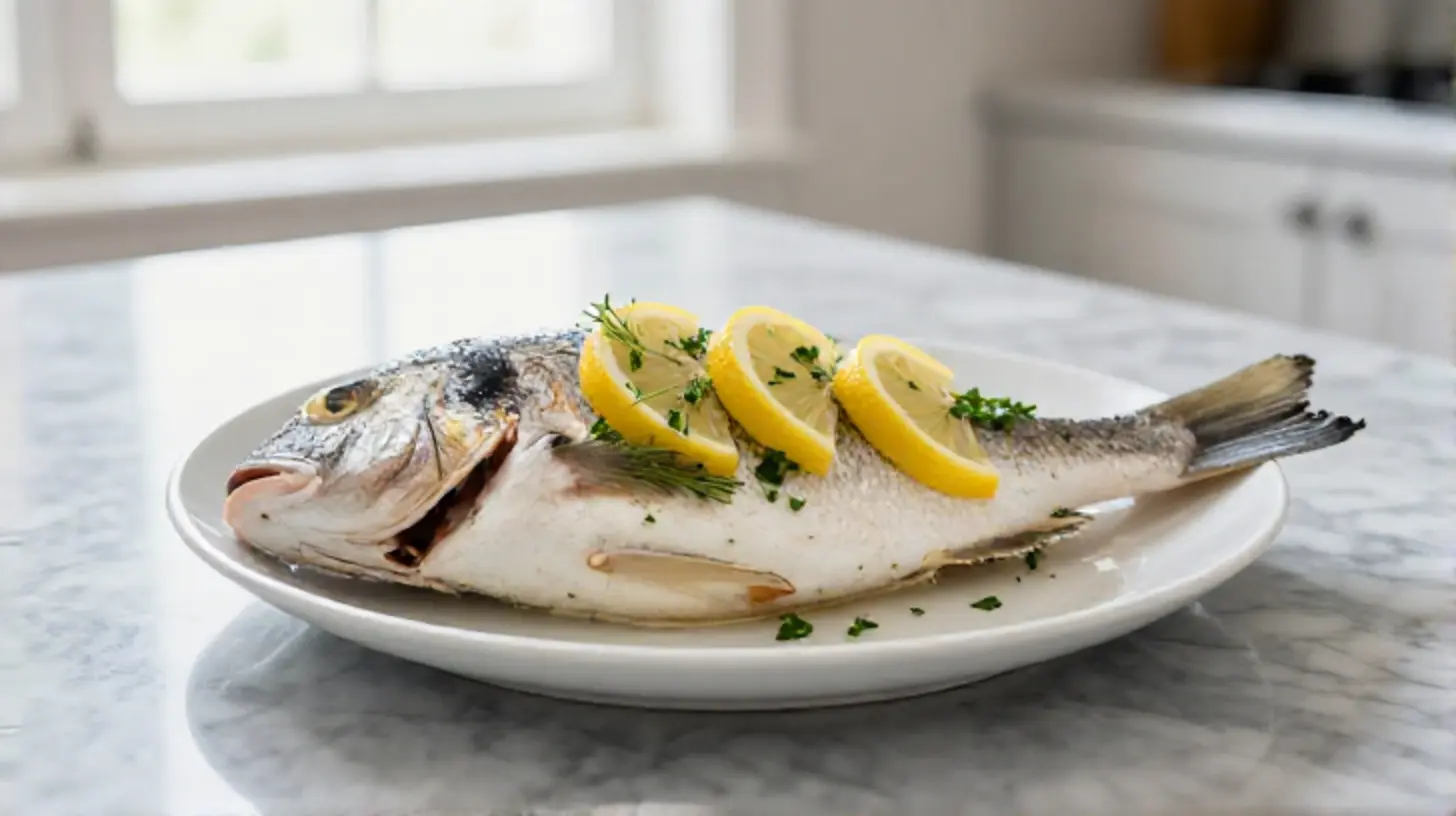 Daurade royale cuite en Airfryer, savoureuse et tendre