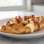 Flamenkuche au Airfryer, croustillante et savoureuse