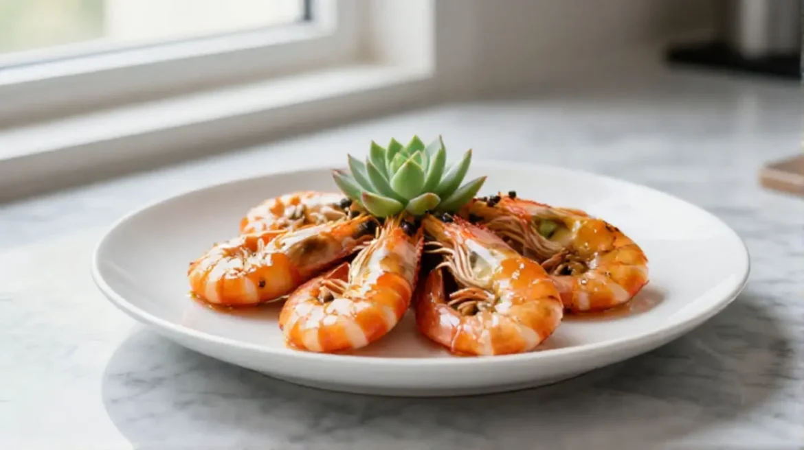 Gambas flambées au pastis au Airfryer, savoureuses et parfumées