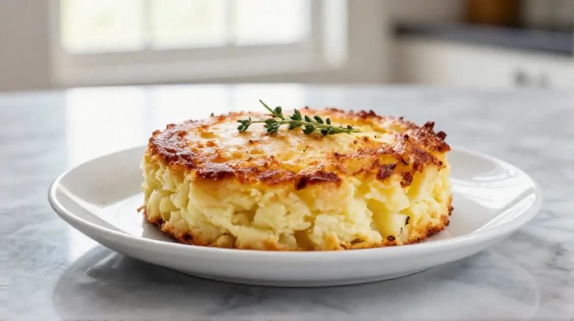 Gâteau aux pommes de terre au Airfryer, moelleux et savoureux