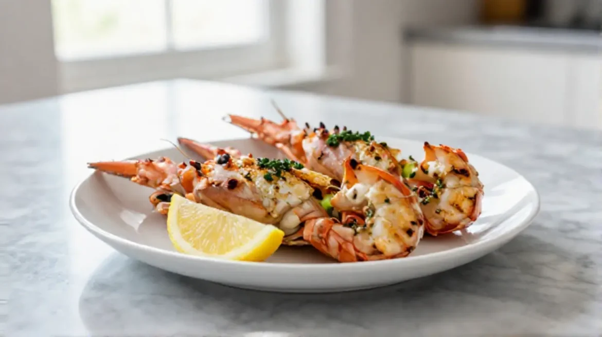 Langoustines grillées au Airfryer, savoureuses et croustillantes