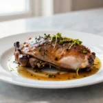 Lièvre à la royale préparé en Airfryer, savoureux et tendre.