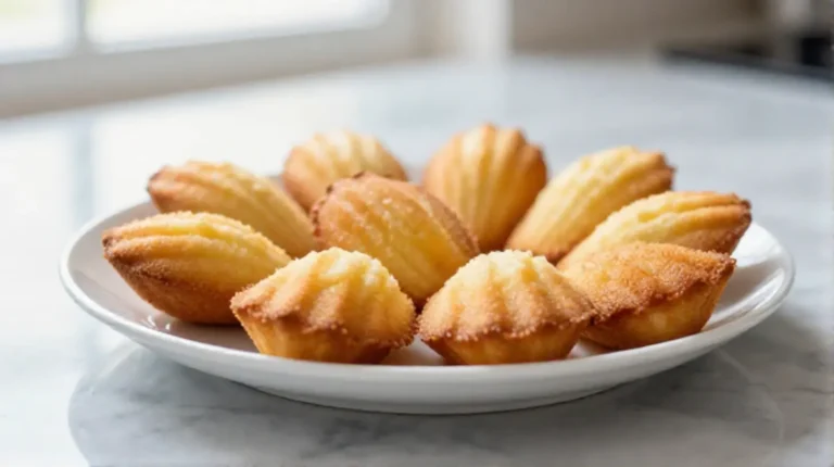 Madeleines au citron en Airfryer, délicieusement moelleuses et parfumées