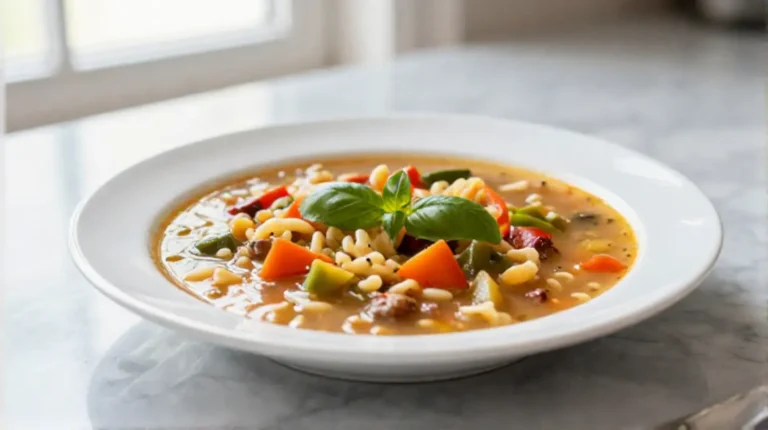 Minestrone au airfryer Minestrone au Airfryer, riche en légumes et savoureux