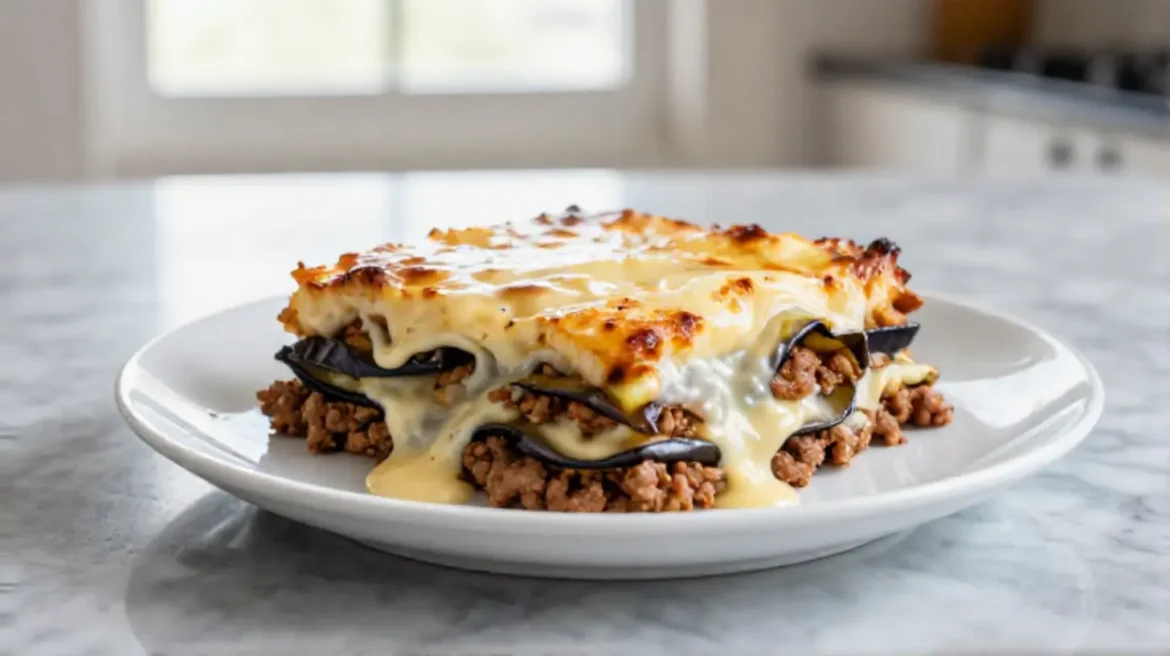 Moussaka au Airfryer, savoureuse et réconfortante