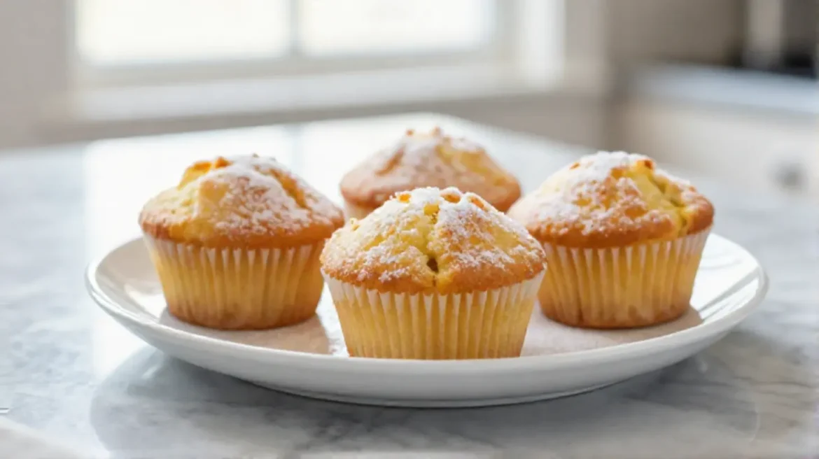 Muffins au citron en Airfryer, moelleux et parfumés