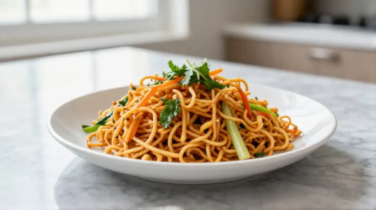 Nouilles chinoises croustillantes en Airfryer, croustillantes et savoureuses