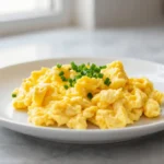 Oeufs brouillés en Airfryer, crémeux et savoureux