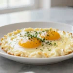 Délicieux oeufs en cocotte préparés à l'Airfryer, savoureux et faciles à réaliser.