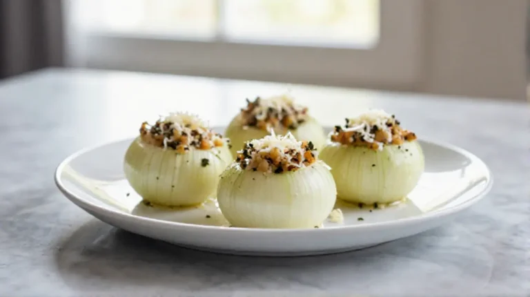 Oignons farcis airfryer Oignons farcis en Airfryer, savoureux et dorés à souhait