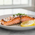 Pavé de saumon au Airfryer, juteux et savoureux