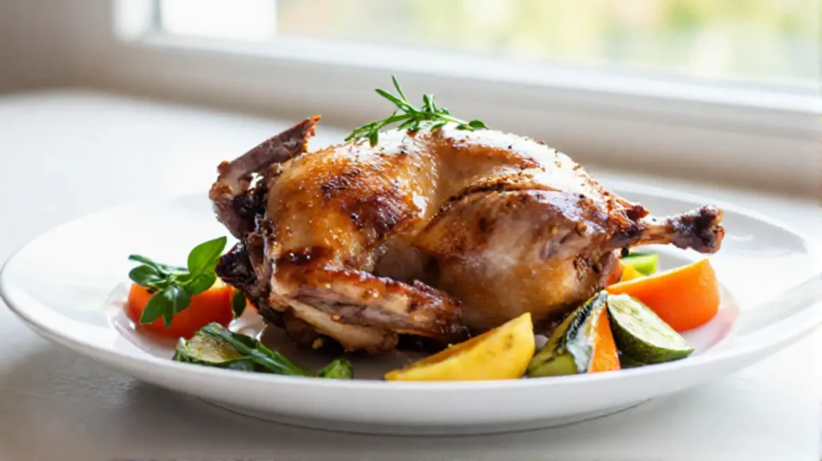 Pintade croustillante en Airfryer, dorée et savoureuse