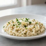 Risotto crémeux au Airfryer, savoureux et onctueux