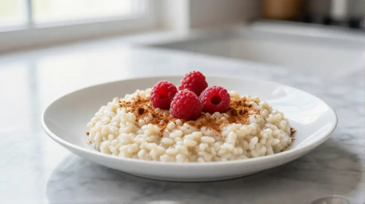 Riz au lait à l’ancienne préparé en Airfryer, crémeux et savoureux