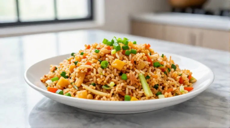 Riz cantonais au Airfryer, savoureux et coloré