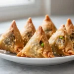 Samossas au bœuf et légumes cuits à l’Airfryer, croustillants et savoureux