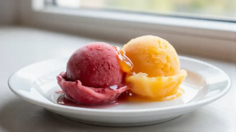 Sorbet au Airfryer, fruité et rafraîchissant