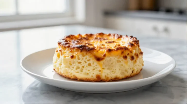 Soufflé au fromage en Airfryer, léger et savoureux