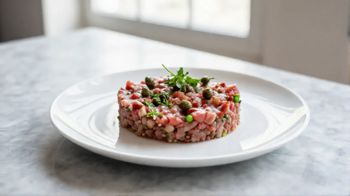 Steak tartare au Airfryer, frais et savoureux