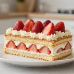 Délicieux fraisier au Airfryer, une douceur fruitée parfaite pour toute occasion.