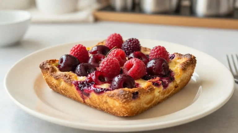 Clafoutis aux fruits rouges au Airfryer Délicieux clafoutis aux fruits rouges préparé facilement dans un Airfryer.