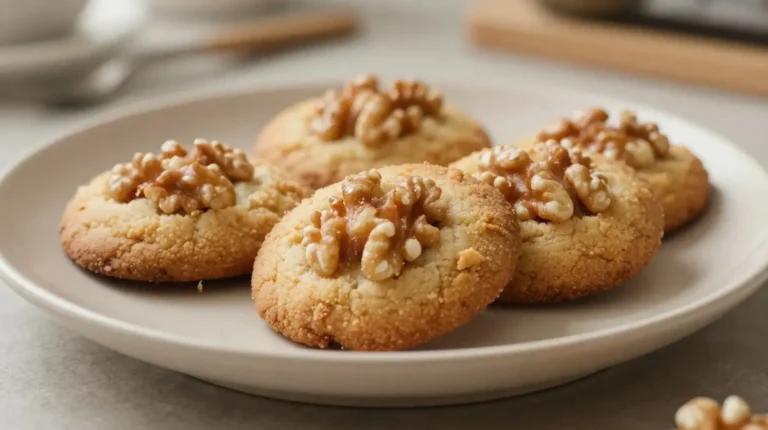 Cookies aux noix au Airfryer Délicieux cookies aux noix cuits à la perfection dans un Airfryer.