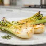 Savoureux fenouil rôti au Airfryer, facile à préparer pour un accompagnement délicieux.