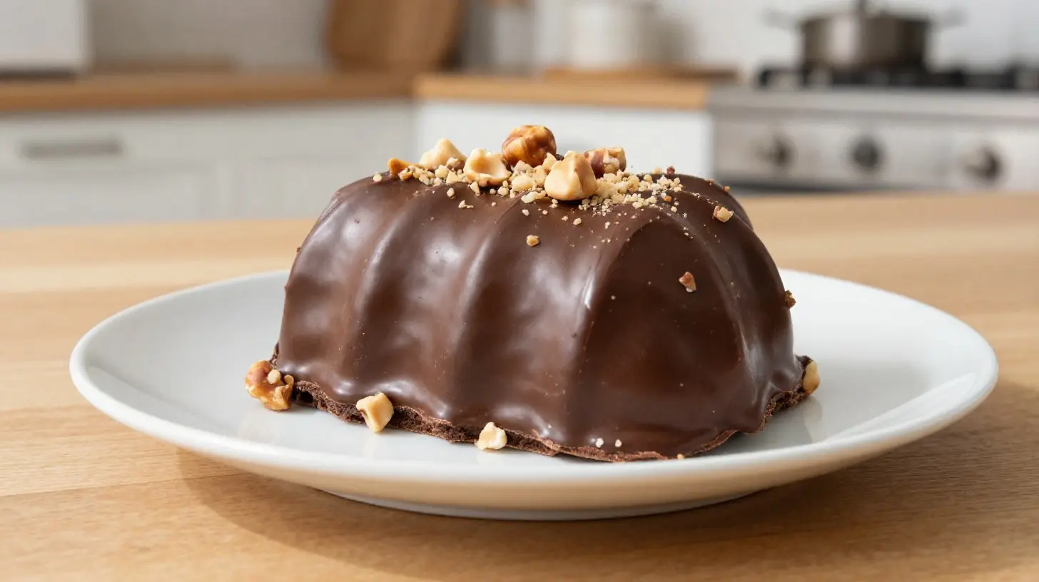 Délicieux fondant au chocolat et noisettes au Airfryer, parfait pour les gourmands.