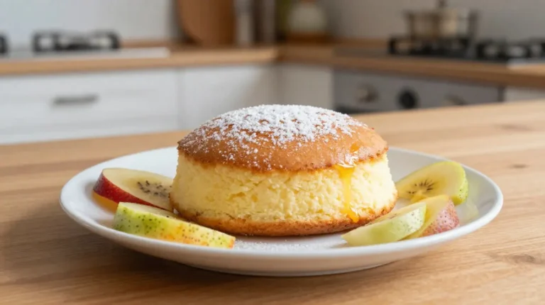 Savoureux gâteau au yaourt préparé avec un Airfryer, moelleux et rapide à réaliser.