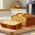 Délicieux pain de banane cuit à l'Airfryer pour une cuisine rapide et savoureuse.