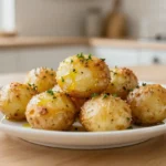 Délicieuses pommes de terre grenaille cuites au Airfryer, croustillantes à l'extérieur et tendres à l'intérieur.