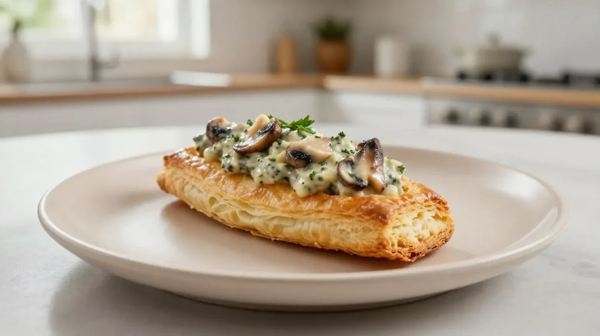 Délicieux vol-au-vent au airfryer, croustillant et savoureux.