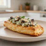 Délicieux vol-au-vent au airfryer, croustillant et savoureux.