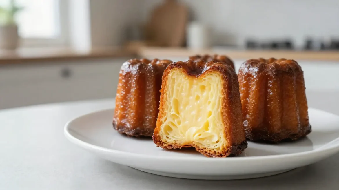 Délicieux cannelés vanille préparés à l'Airfryer pour une croûte parfaite.