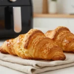 Délicieux croissants pur beurre cuits à la perfection dans un Airfryer.